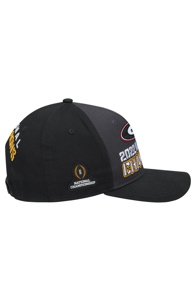 Nike Men's Nike Black Georgia Bulldogs College Football Playoff 2022 National Champions Locker Room Classic 99 Adjustable Hat, Alternate, color, 