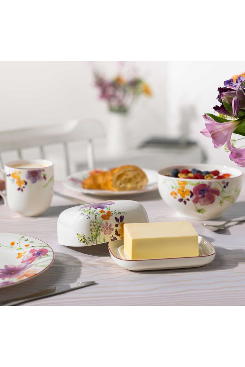Mariefleur Basic Covered Butterdish, Alternate, color, None