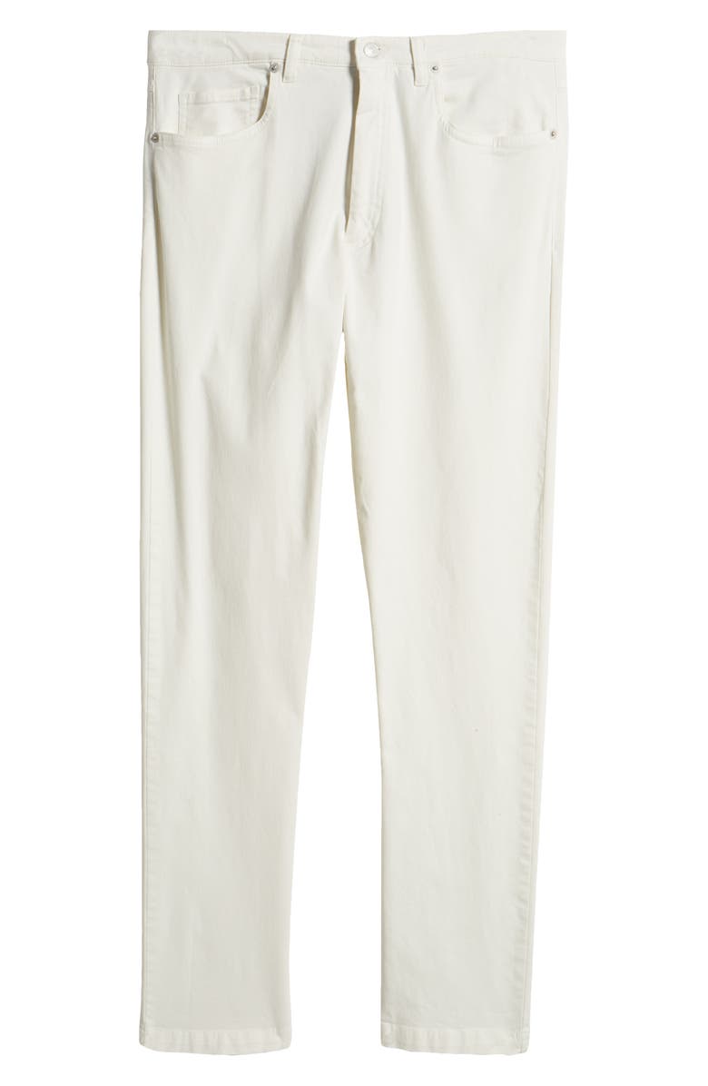 Jack Victor Jackie 5-Pocket Stretch Cotton Pants, Alternate, color, White