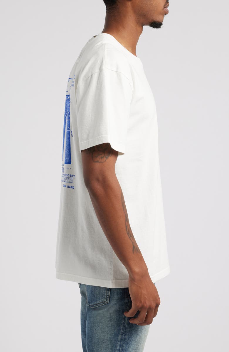 Roy Rogers x Dave's New York Logo Graphic T-Shirt, Alternate, color,