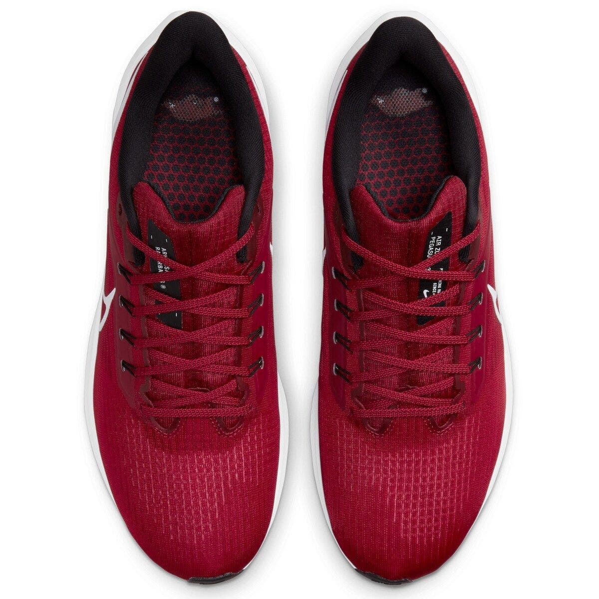 Nike Unisex Nike Cardinal Arkansas Razorbacks Zoom Pegasus 39 Running Shoe, Alternate, color, 