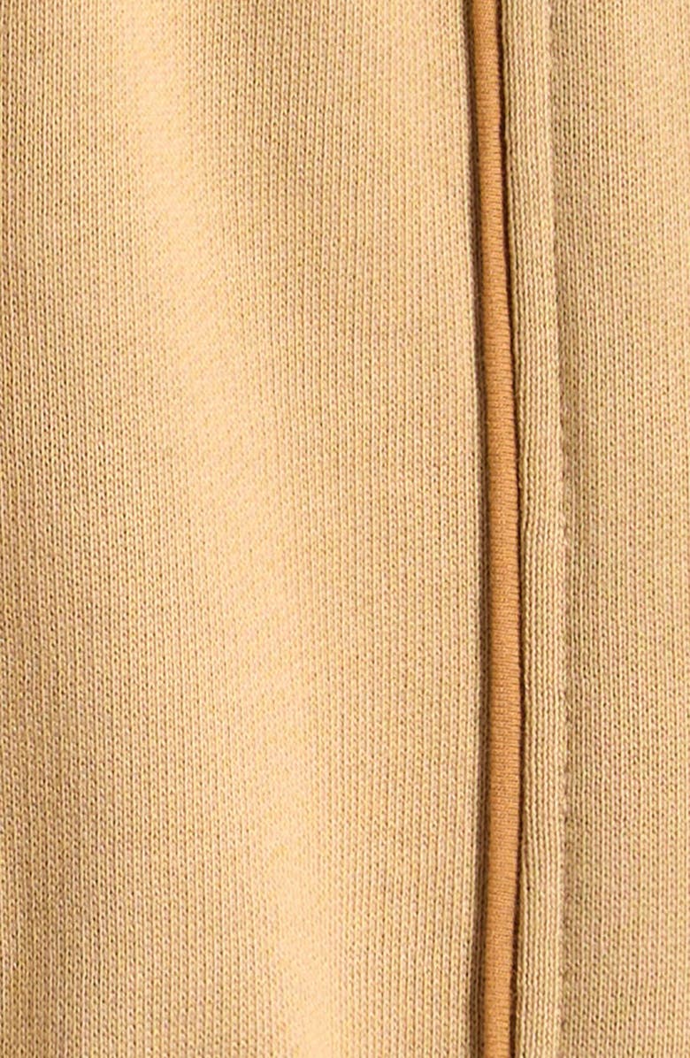 Mini Rodini Piped Organic Cotton Joggers, Alternate, color, Beige