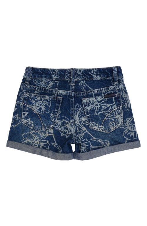 Shop Joe's Kids' Ozzie Cuffed Denim Shorts In Dark Wash