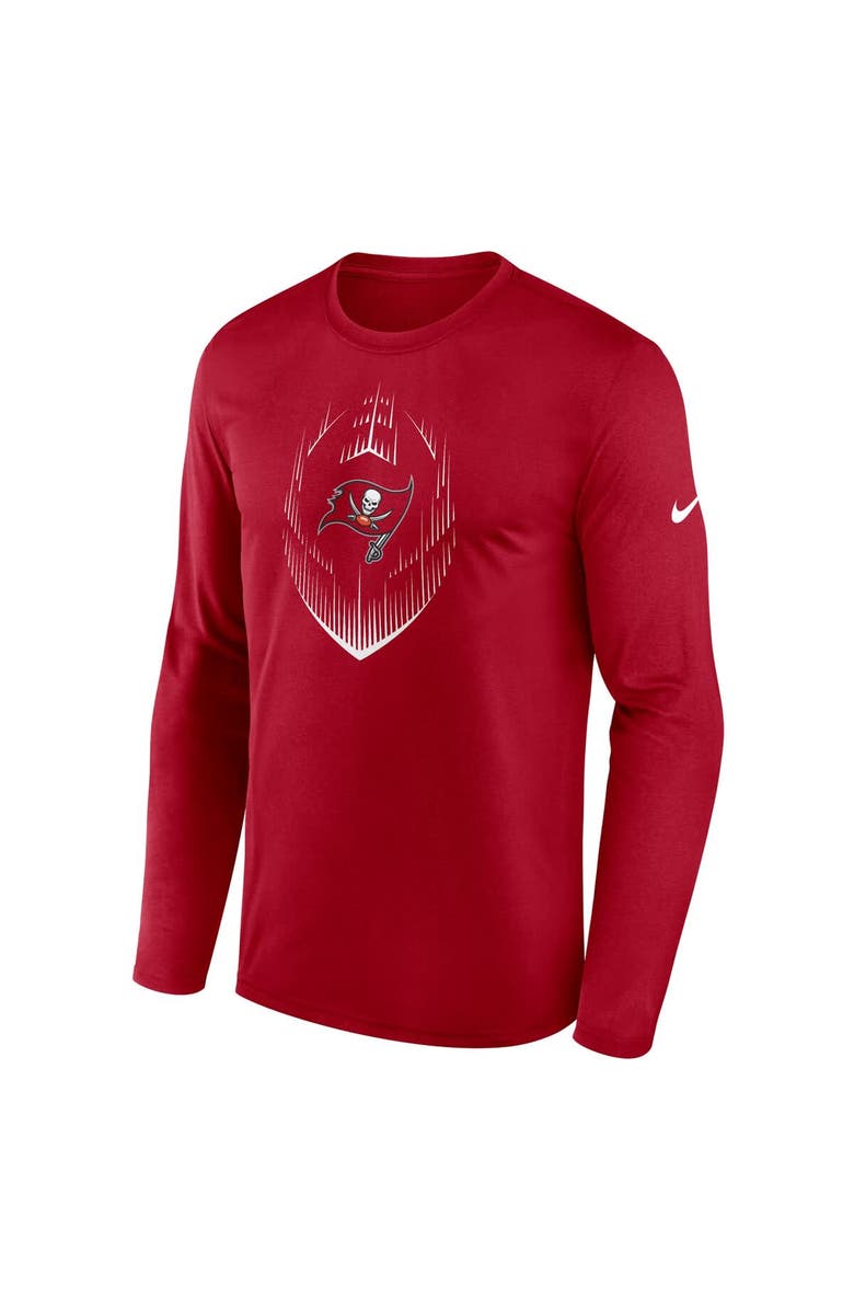Nike Men's Nike Red Tampa Bay Buccaneers Legend Icon Long Sleeve T-Shirt, Alternate, color, 