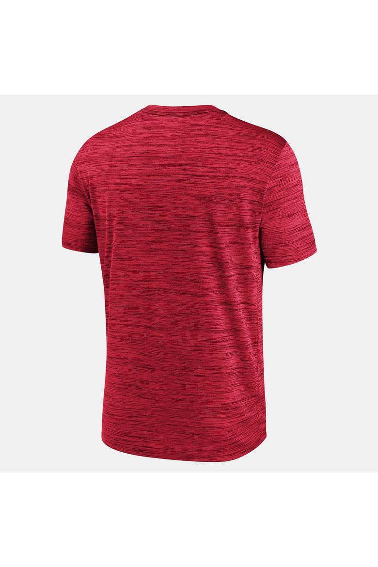 Men's Nike  Scarlet Ohio State Buckeyes Primetime Arch Logo Velocity Dri-FIT T-Shirt, Alternate, color, Scarlet