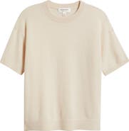 Nordstrom Short Sleeve Cashmere Sweater
