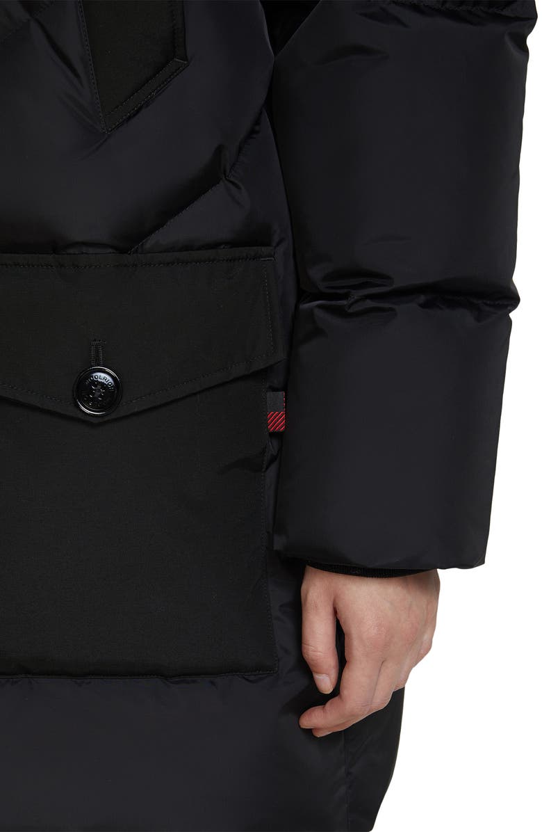 Woolrich Down Parka with Genuine Coyote Fur Trim, Alternate, color,