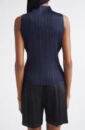 Pleats Please Issey Miyake New Colorful Basics 4 Pleated Sleeveless Top
