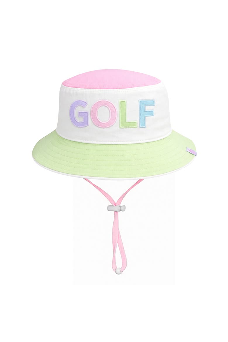 Rainbow Golf Bucket Hat, Alternate, color, Rainbow