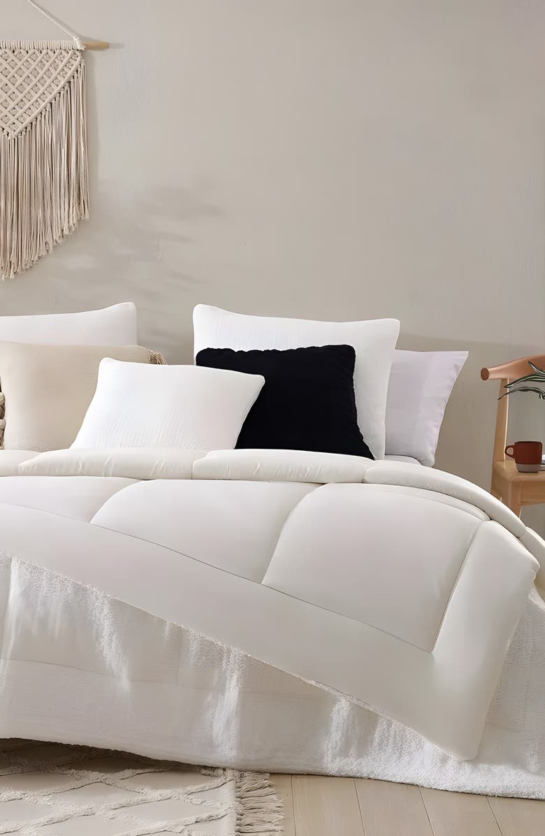 Sunday Citizen Braided Throw Pillow, Alternate, color, Black