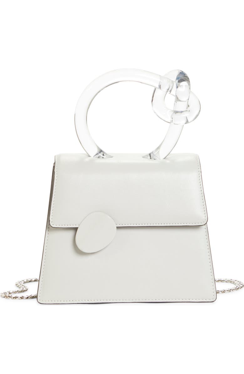 Benedetta Bruzziches BB Leather Top Handle Satchel, Main, color,