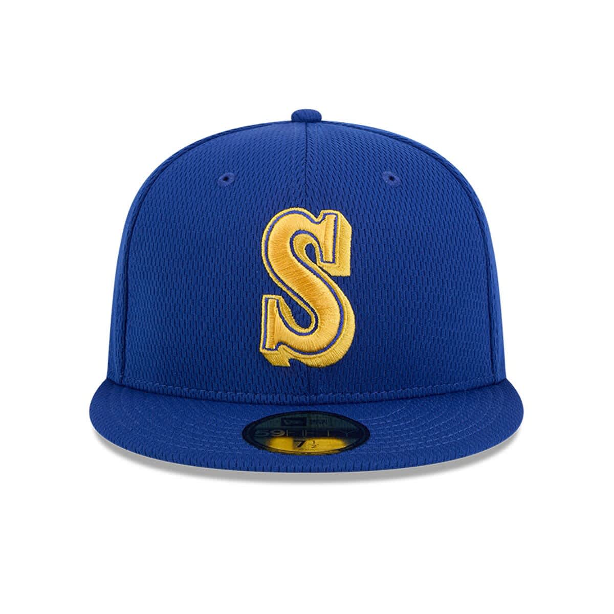 NEW ERA 59FIFTY SEATLE MARINERS SOSHI氏別注 New Era Men's New Era Royal Seattle Mariners 2025 MLB Clubhouse