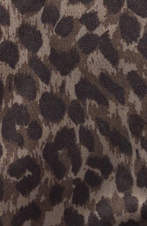 Splendid Cheetah Girl Hoodie & Pants Set In Brown