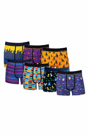 UNSIMPLY STITCHED 7-Pack Assorted Stretch Cotton Trunks