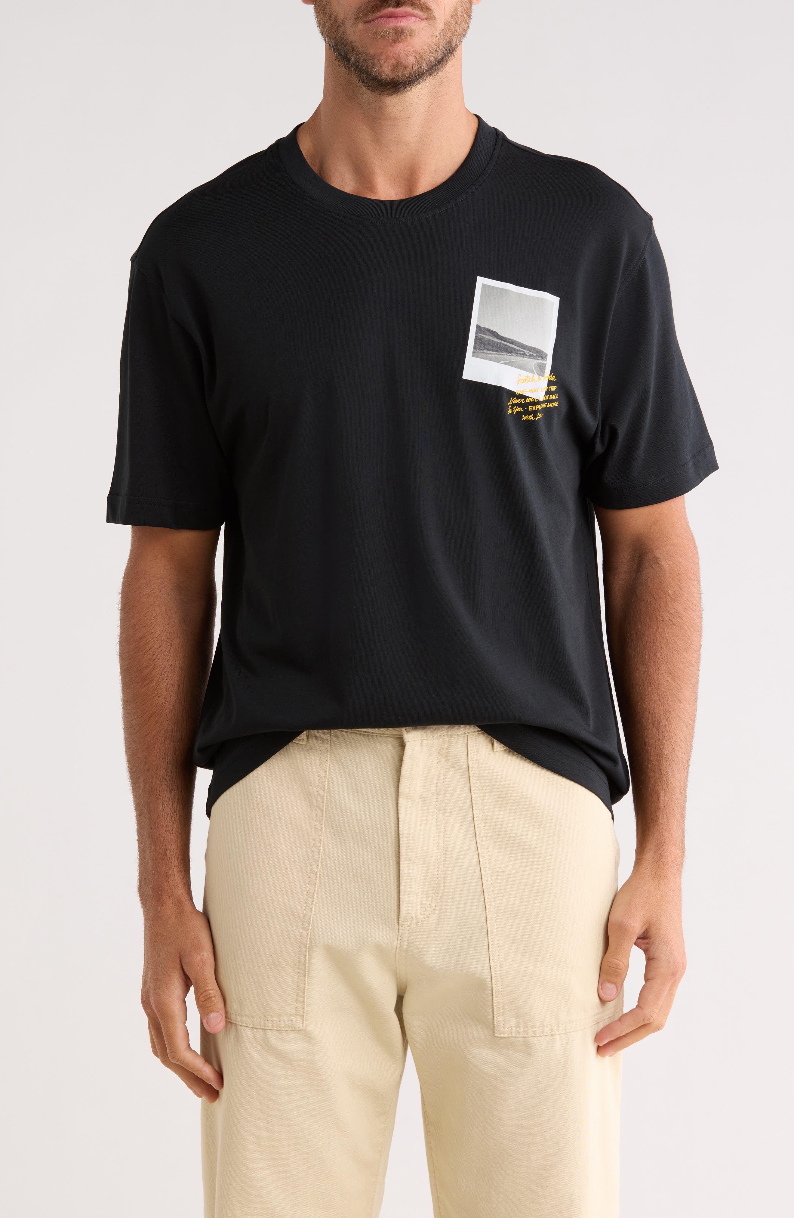 Scotch & Soda Cotton Graphic T-Shirt