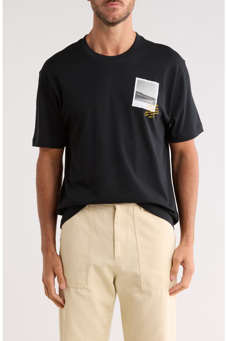 Cotton Graphic T-Shirt, Main, color, METEORITE