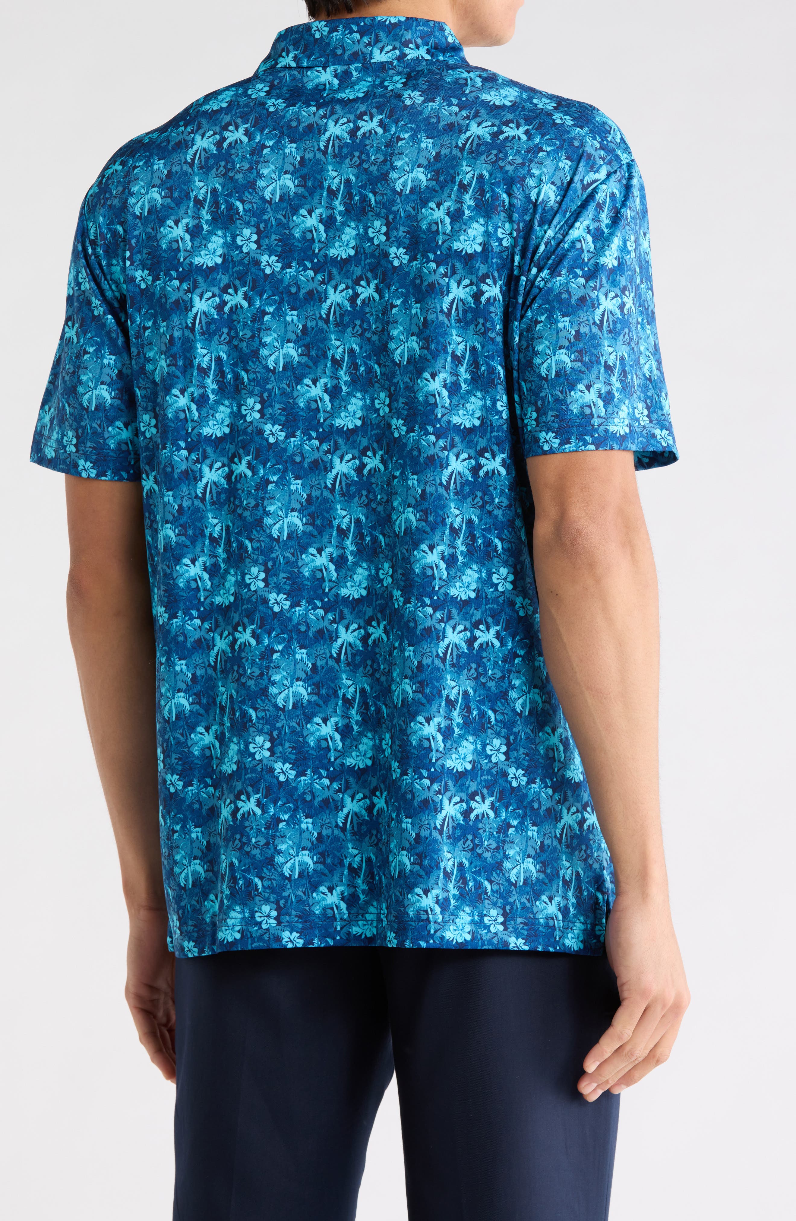 Tropical Confetti Short Sleeve Polo - image 2