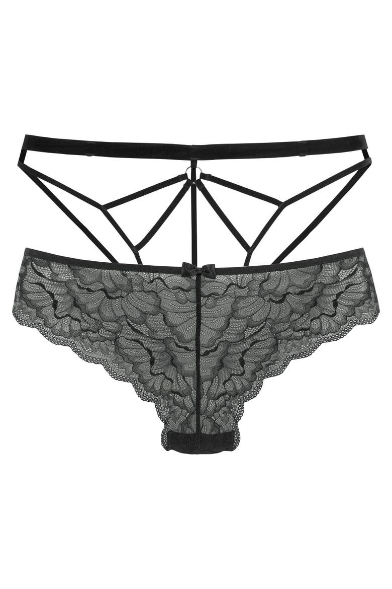 2 Pk Open Thongs, Alternate, color, Black