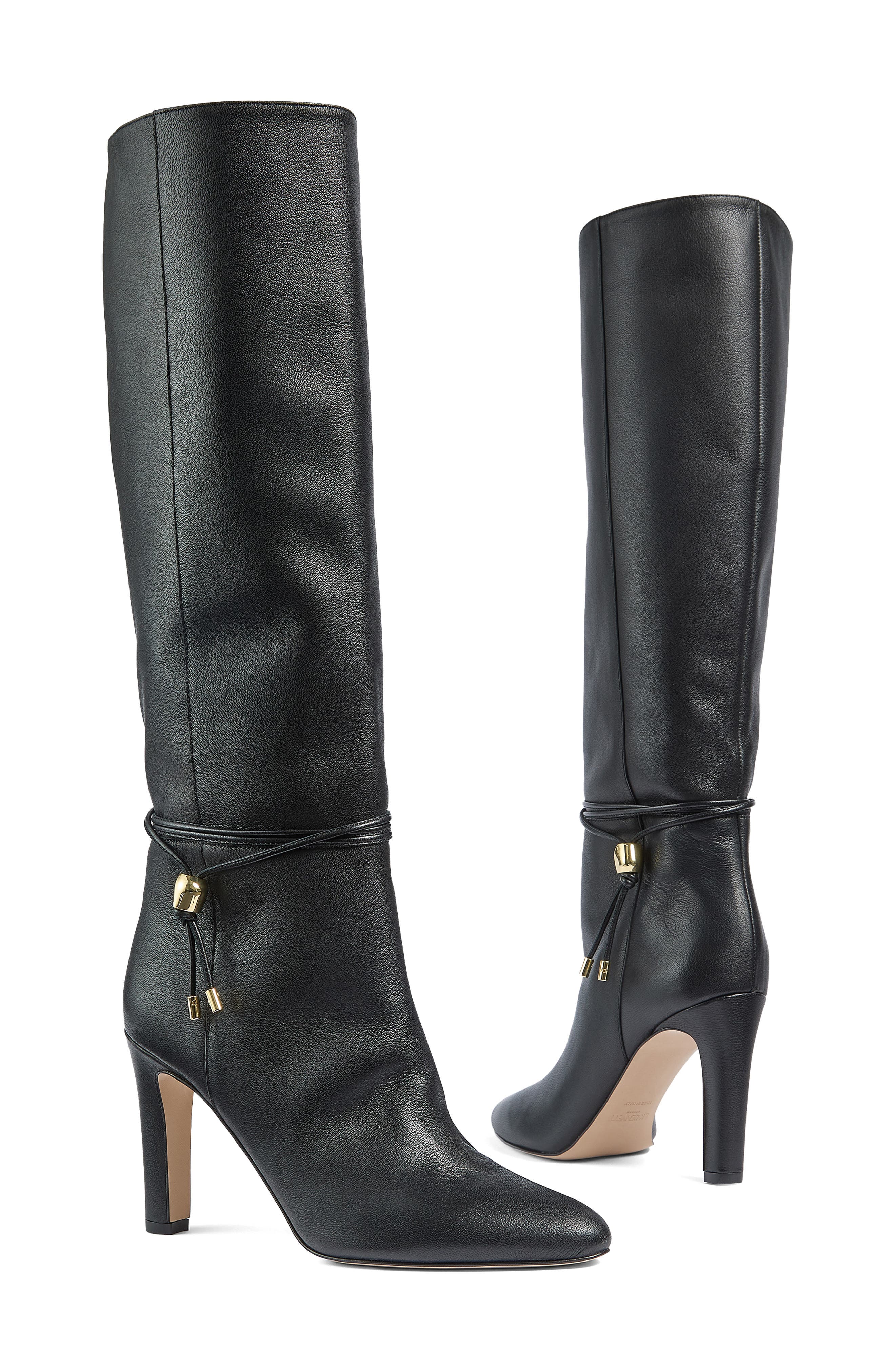 LK Bennett Loretta Knee HIgh Boot, Alternate, color, Black