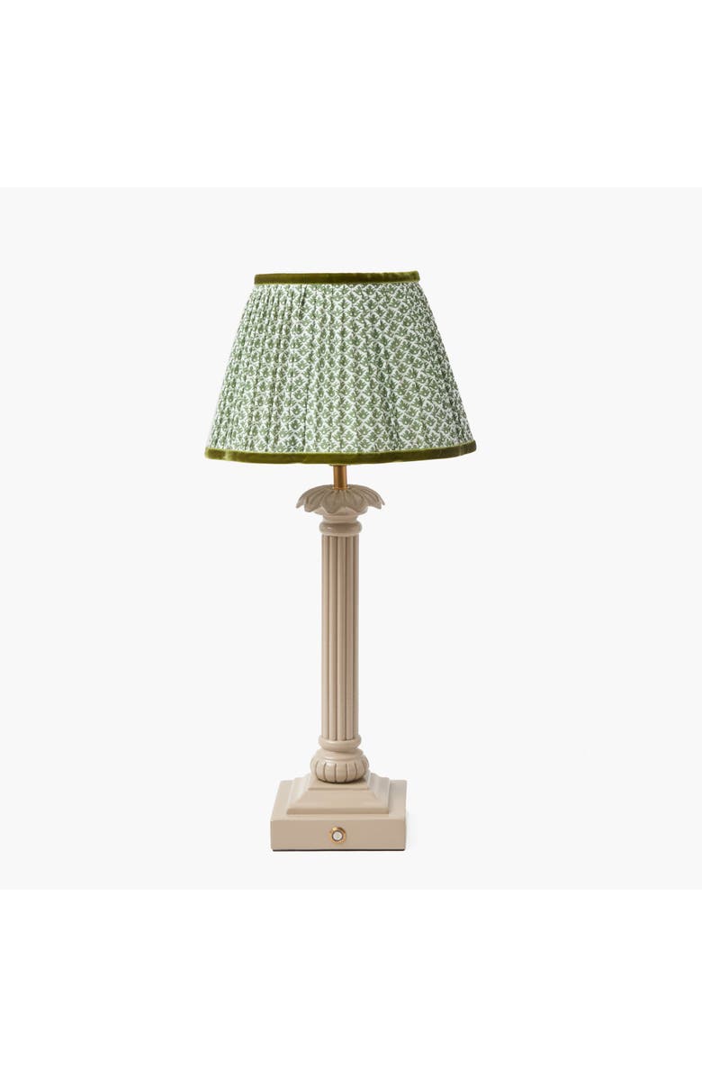 Mrs. Alice Lotus Lampshade, Alternate, color, Green
