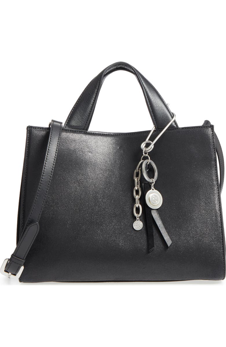 Treasure & Bond Tyler Metallic Leather Satchel, Main, color,