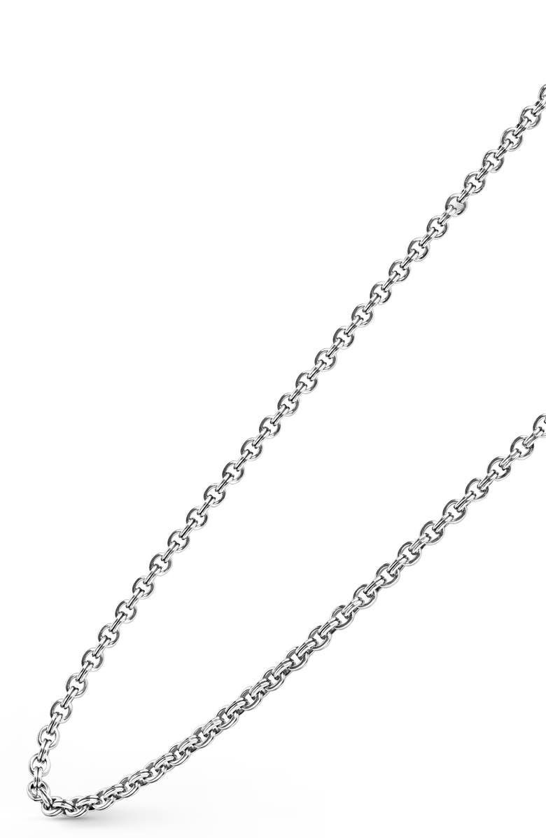 LAGOS Men's Anthem Double Link Chain Necklace, Alternate, color, Silver