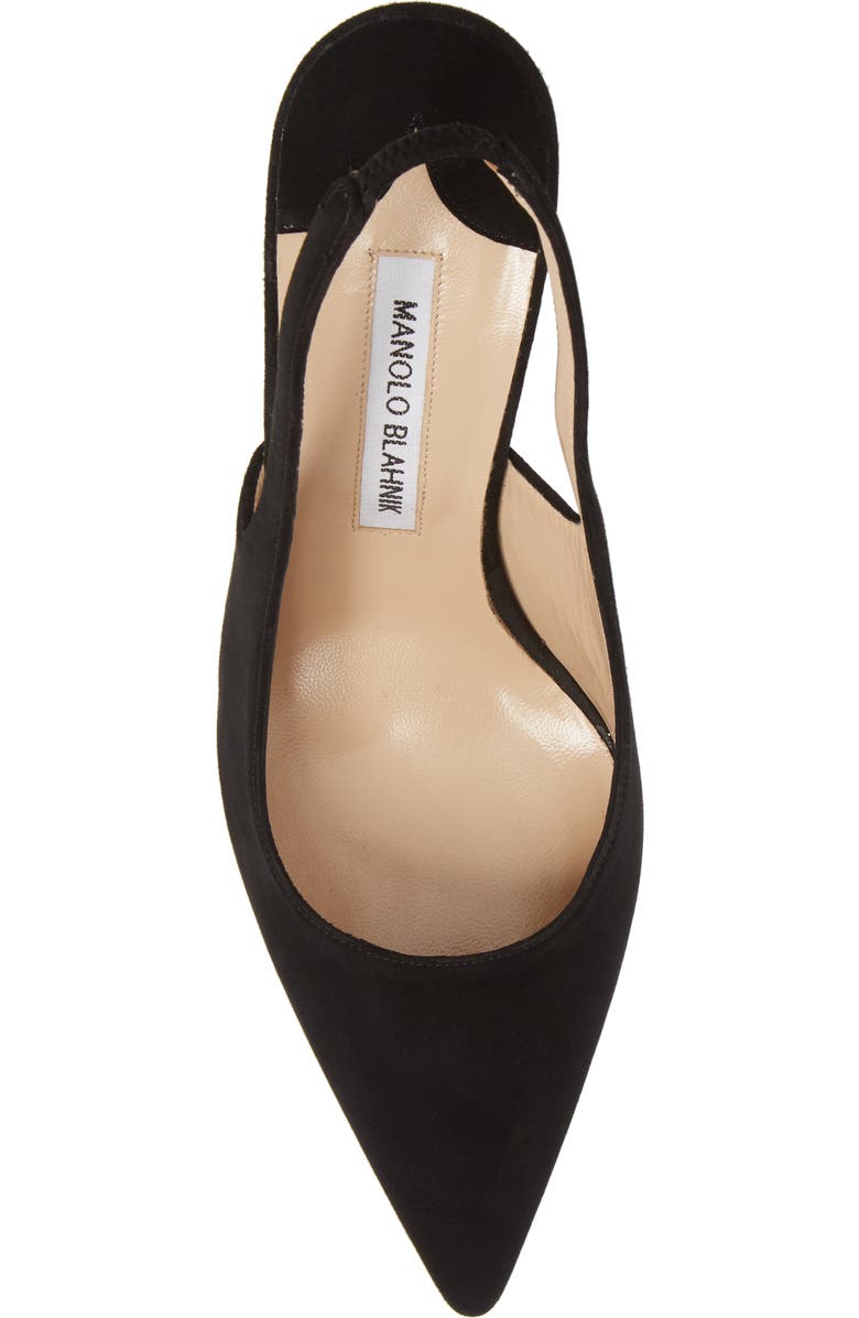 Manolo Blahnik Allura Slingback Pointed Toe Pump, Alternate, color,