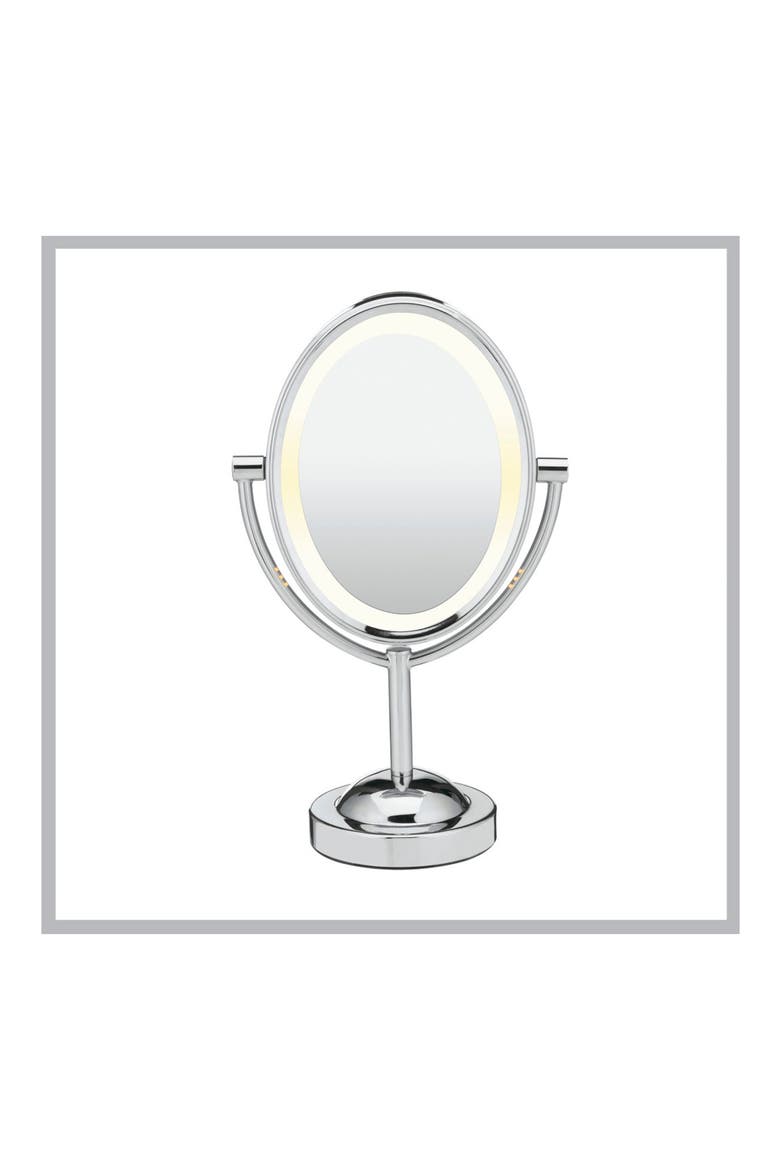 Double-Sided LED Oval Mirror, Main, color, NO COLOR