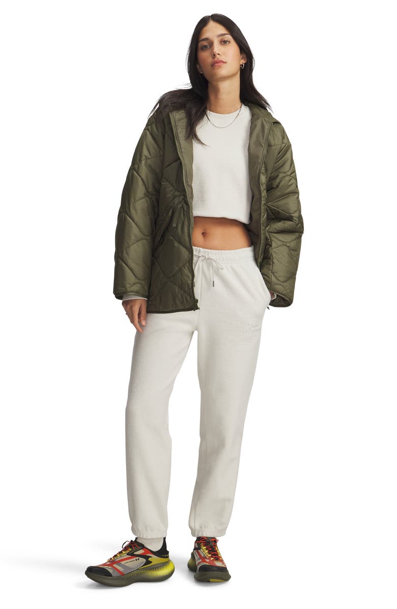 Under Armour Icon Terry Varsity Joggers, Alternate, color, Summit White / / Summit White