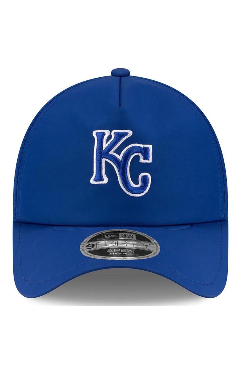 New Era Men's New Era Royal Kansas City Royals 2026 Batting Practice Apex 9FORTY Adjustable Trucker Hat, Alternate, color, Royal