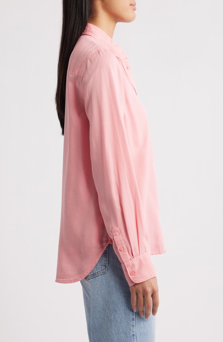 Caslon<sup>®</sup> Pocket Button-Up Shirt, Alternate, color, Pink Geranium