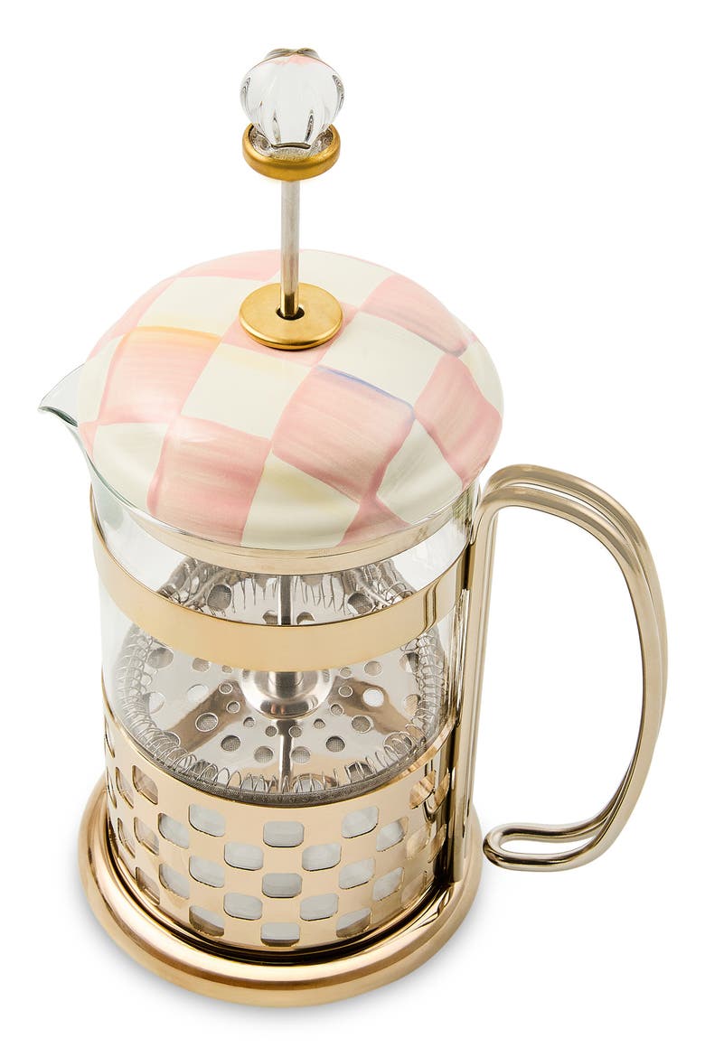 Rosy Check French Press, Main, color, ROSY