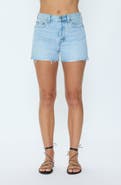 Pistola Nova High Waist Cutoff Denim Shorts
