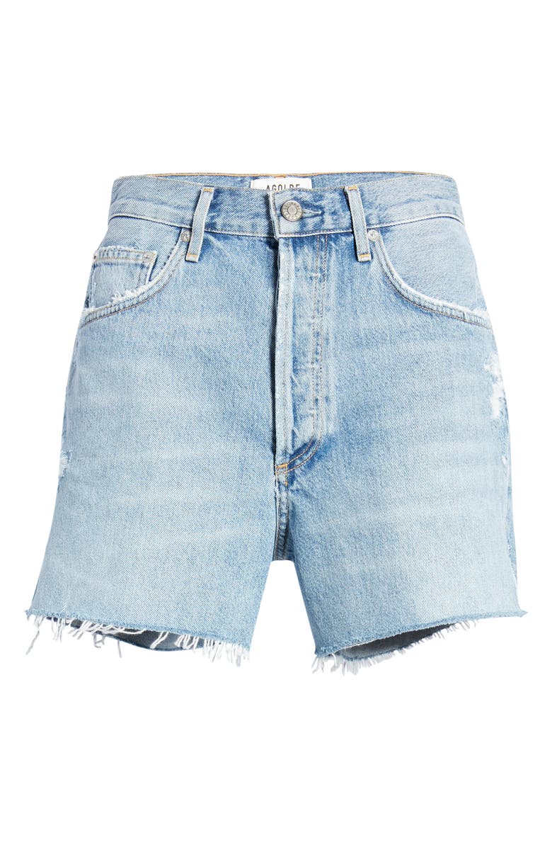 AGOLDE Dee Ultra High Waist Cutoff Denim Shorts, Alternate, color, 