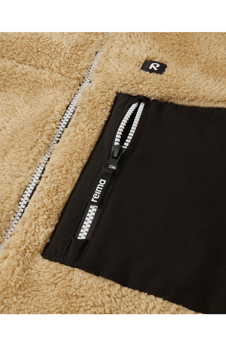 Reima Turilas Solid Fleece sweater, Alternate, color, Peanut Brown