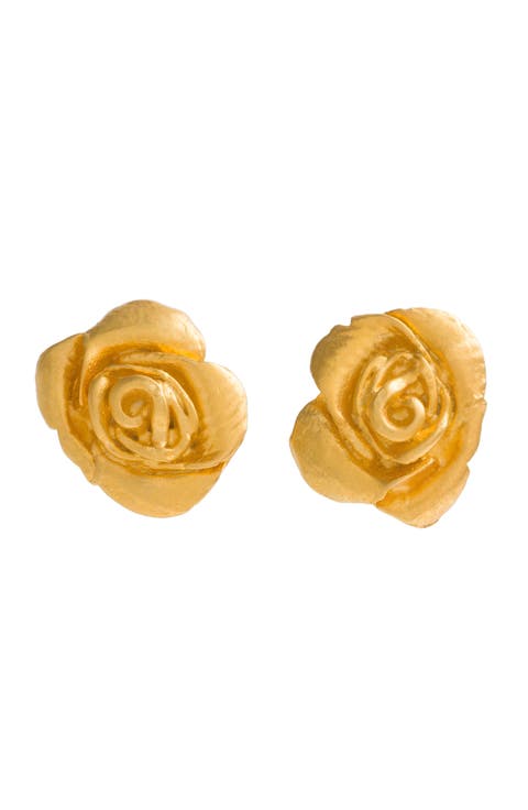 Rose Studs Earrings