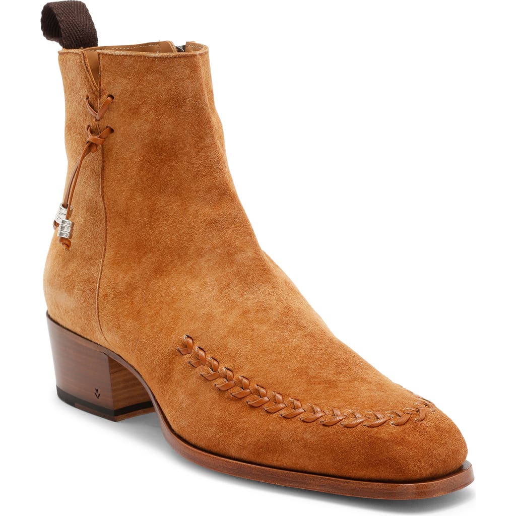 John Varvatos Tom Petty Ankle Boot In Brown