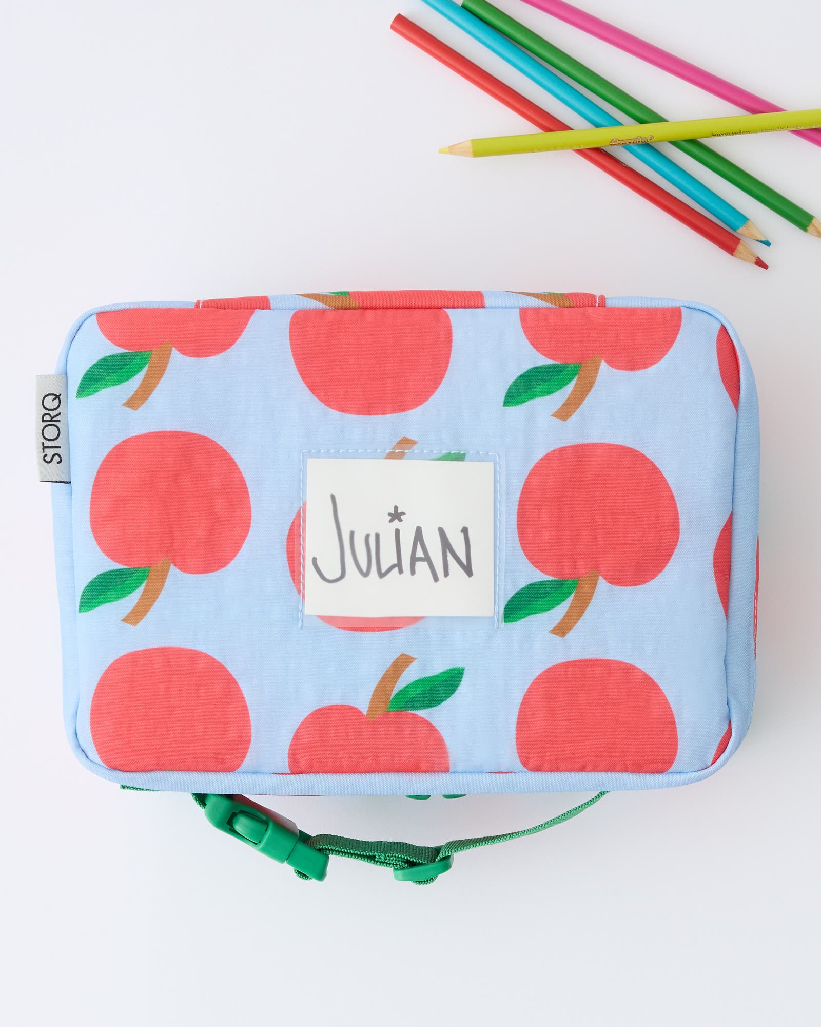 Cool Kid Lunch Box, Alternate, color, Blue Apple