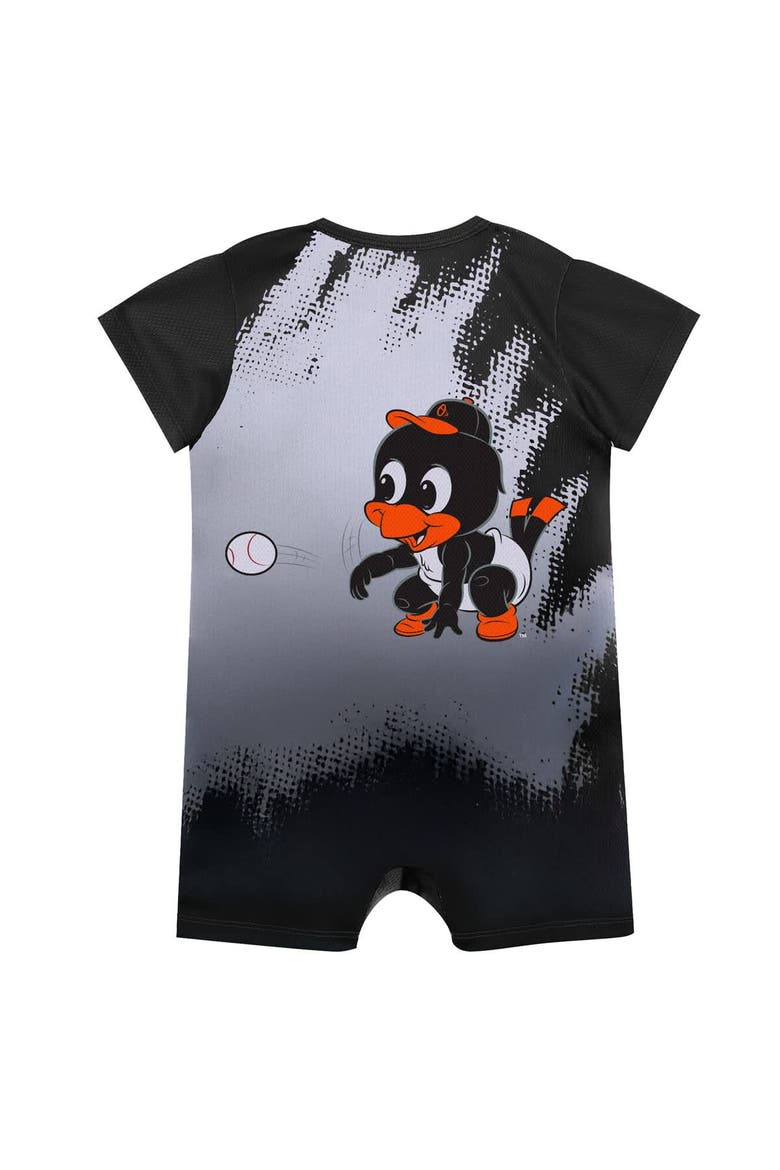 Newborn Outerstuff  Black Baltimore Orioles Baby Mascot Bodysuit, Alternate, color, Black