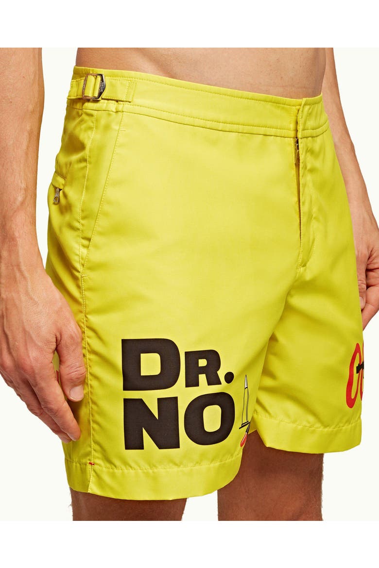 Bulldog Tailored-Fit Swim Shorts, Alternate, color, DR NO II