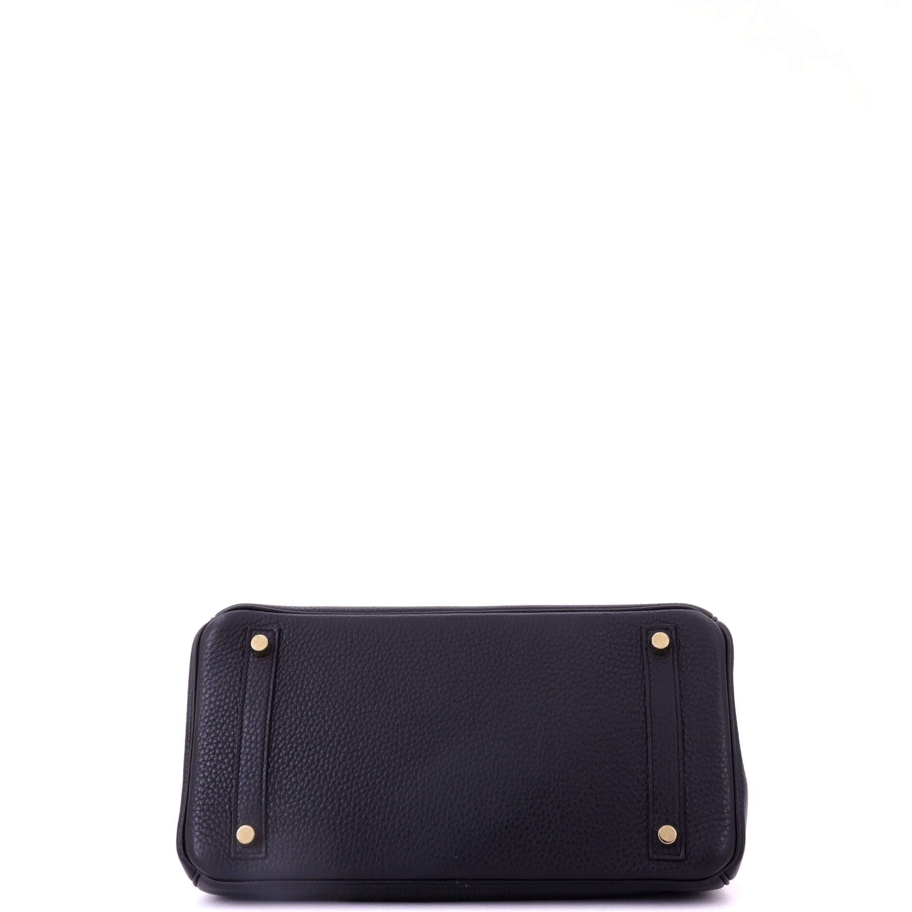 Pre-Owned Hermes Birkin Handbag Black Clemence with Gold Hardware 30, Alternate, color, Noir