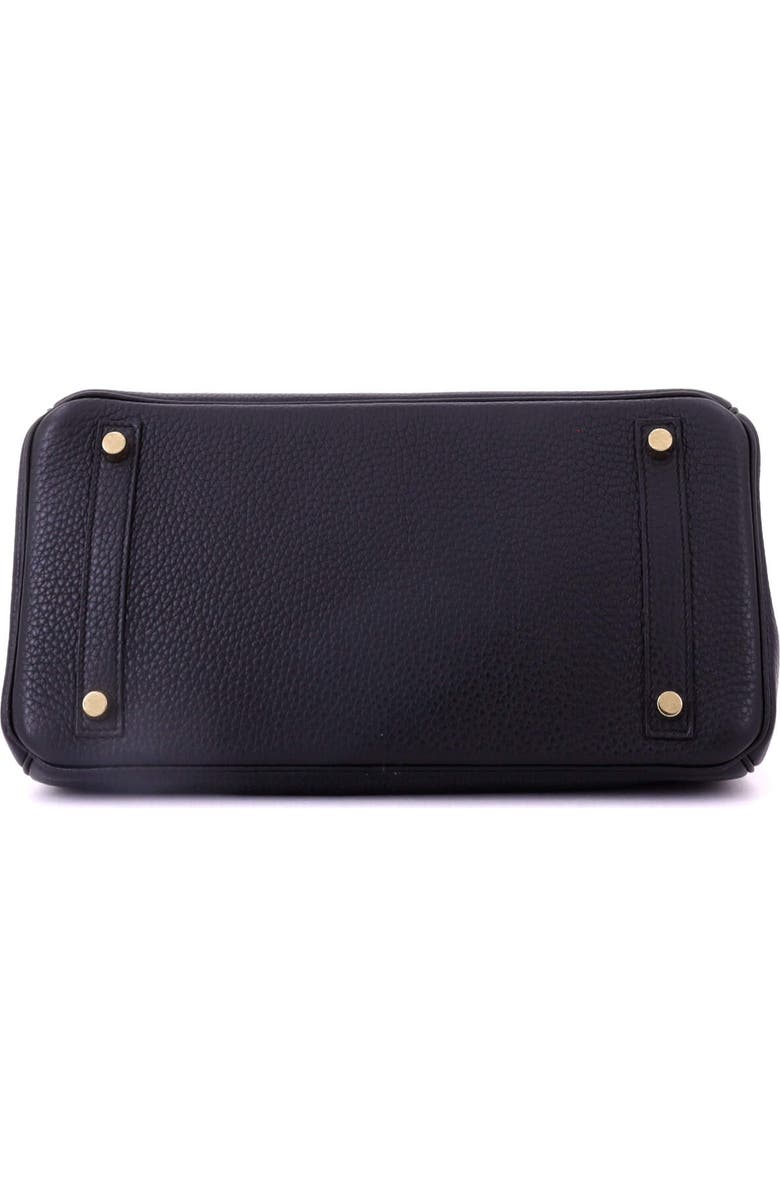 Pre-Owned Hermes Birkin Handbag Black Clemence with Gold Hardware 30, Alternate, color, Noir