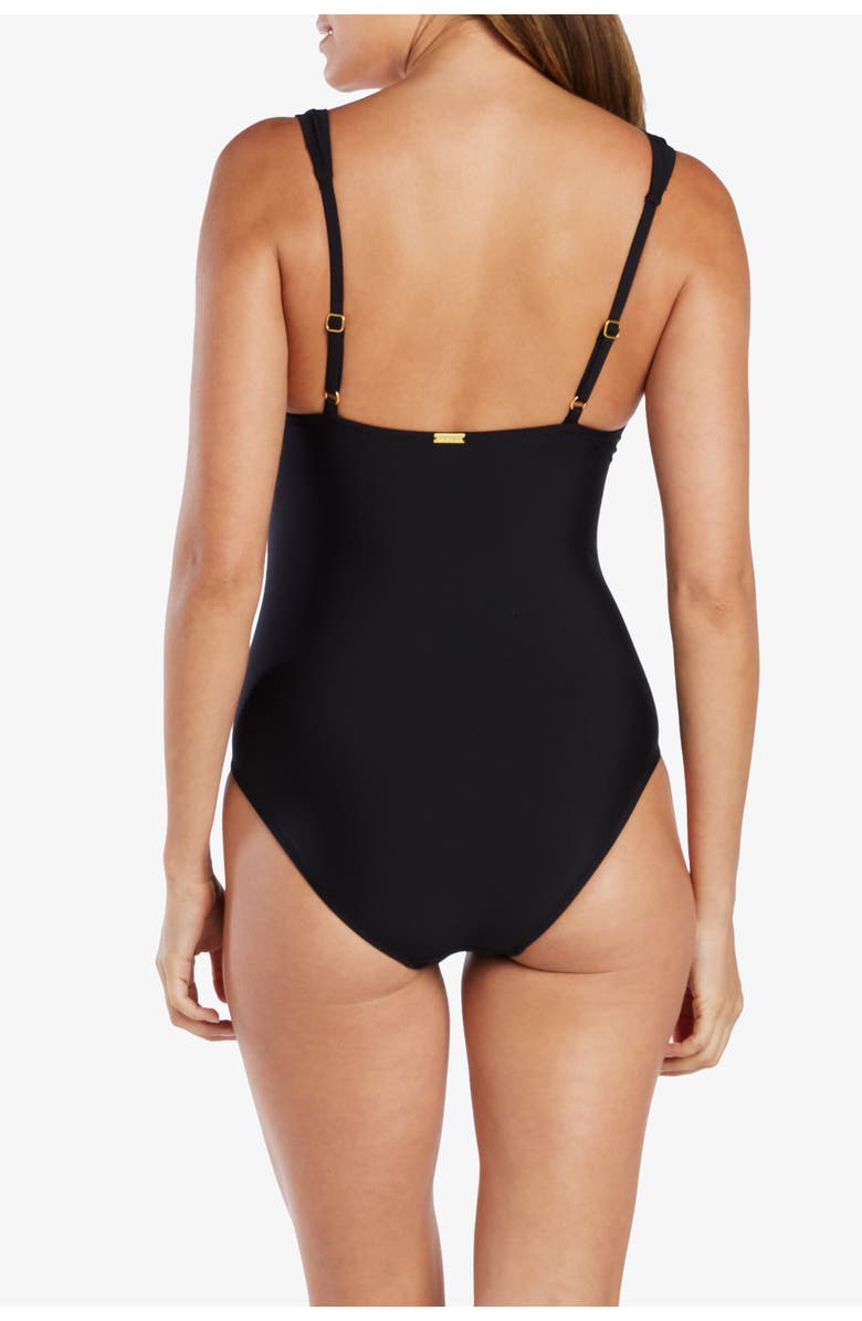 HELEN JON Olivia One-Piece, Alternate, color, Black
