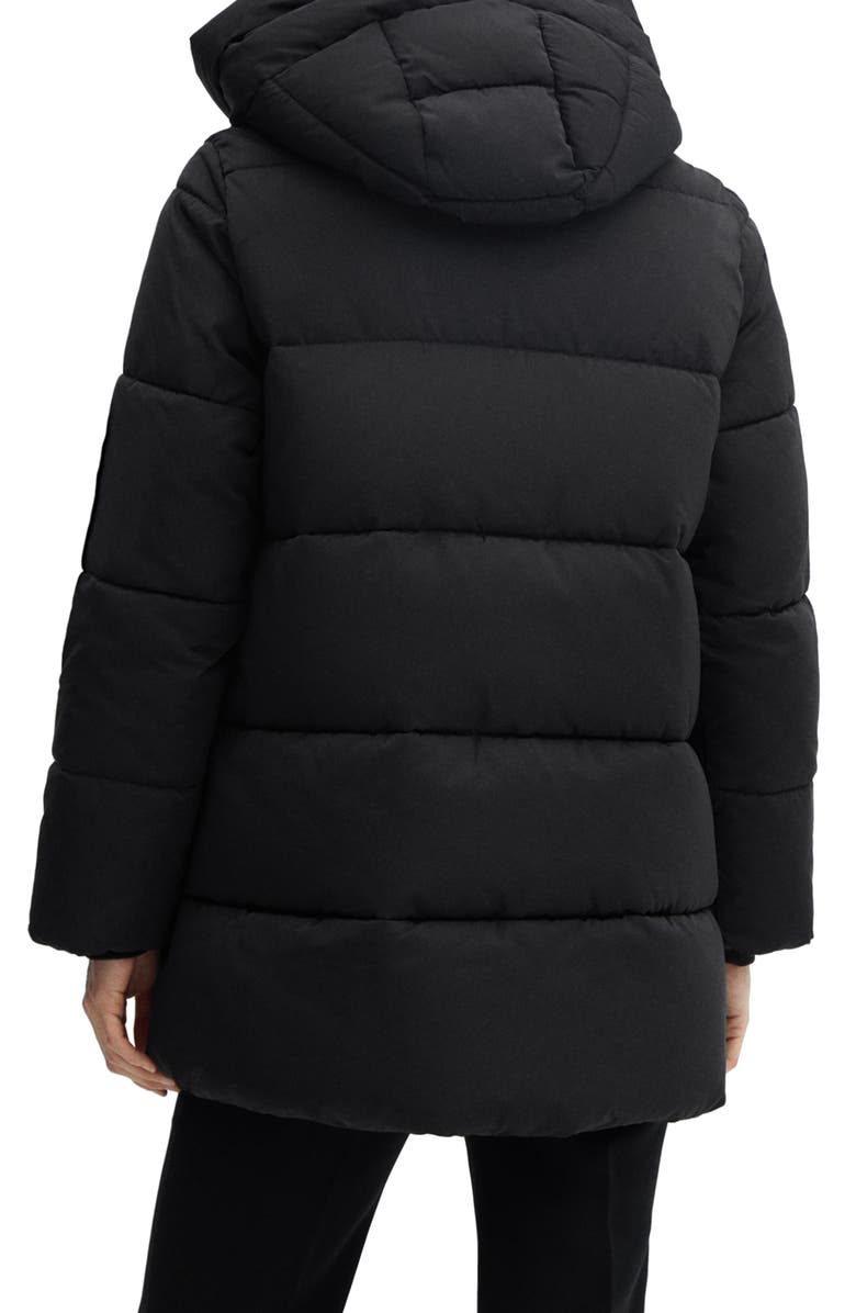 MANGO Quilted Hooded Water Repellent Puffer Jacket, Alternate, color,