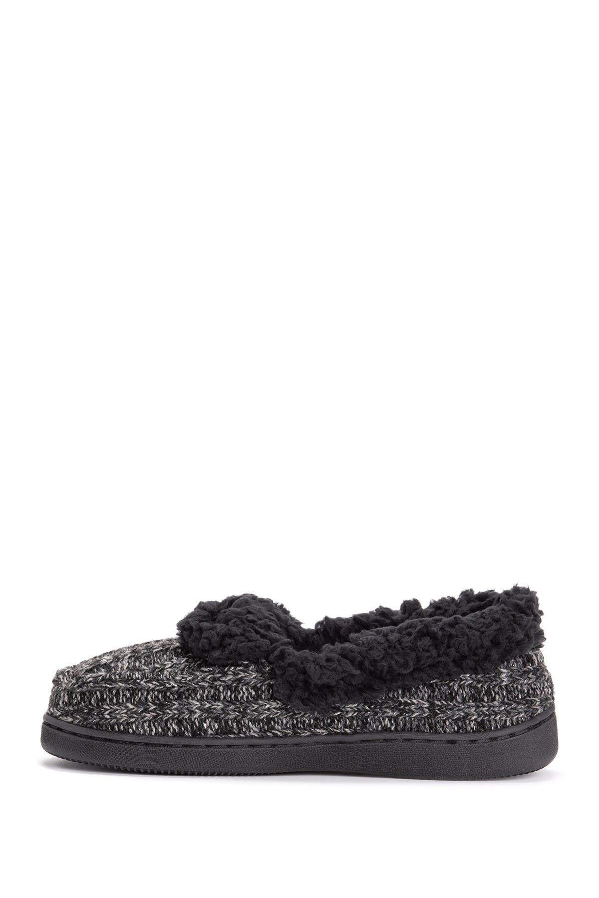 MUK LUKS Anais Faux Fur Moccasin Slipper, Alternate, color, 