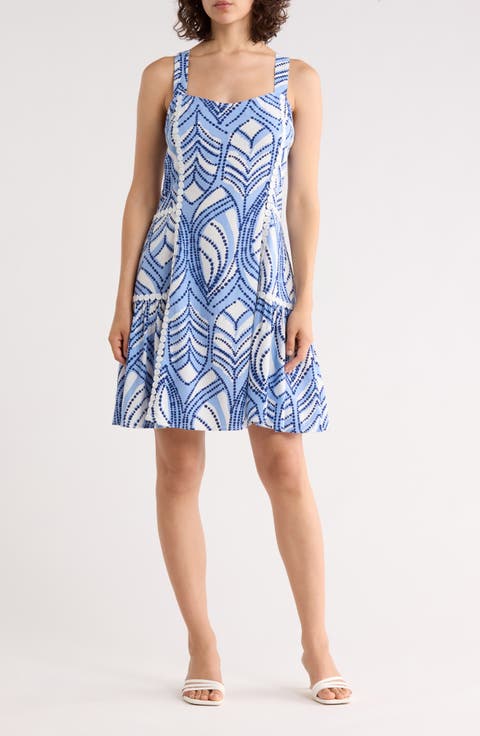 ellen tracy blue dress Ellen Tracy Midi Dress in Blue