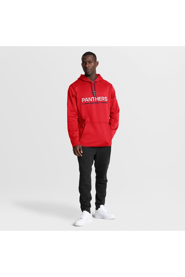 Men's Fanatics Red Florida Panthers Authentic Pro Rink Hoodie, Alternate, color, Red