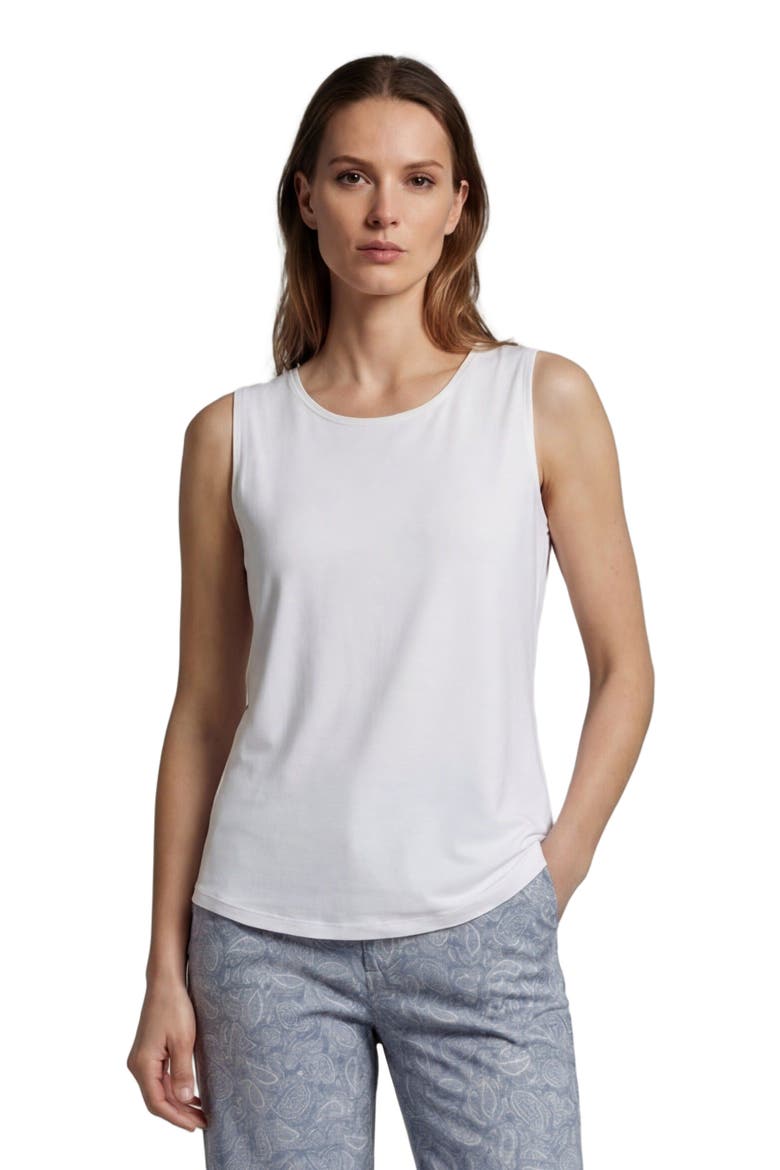 Womens Muscle Tank, Main, color, WHITE