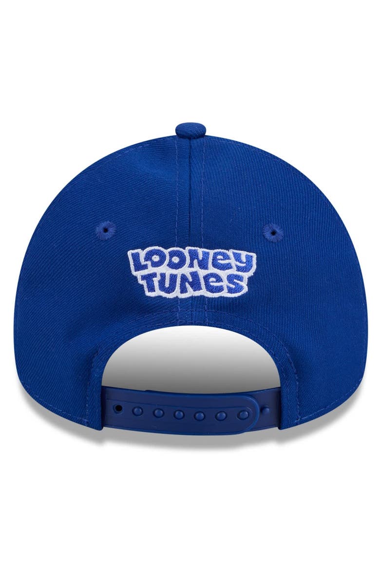 Youth New Era Royal Chicago Cubs Looney Tunes A-Frame 9FORTY Adjustable Hat, Alternate, color, Royal