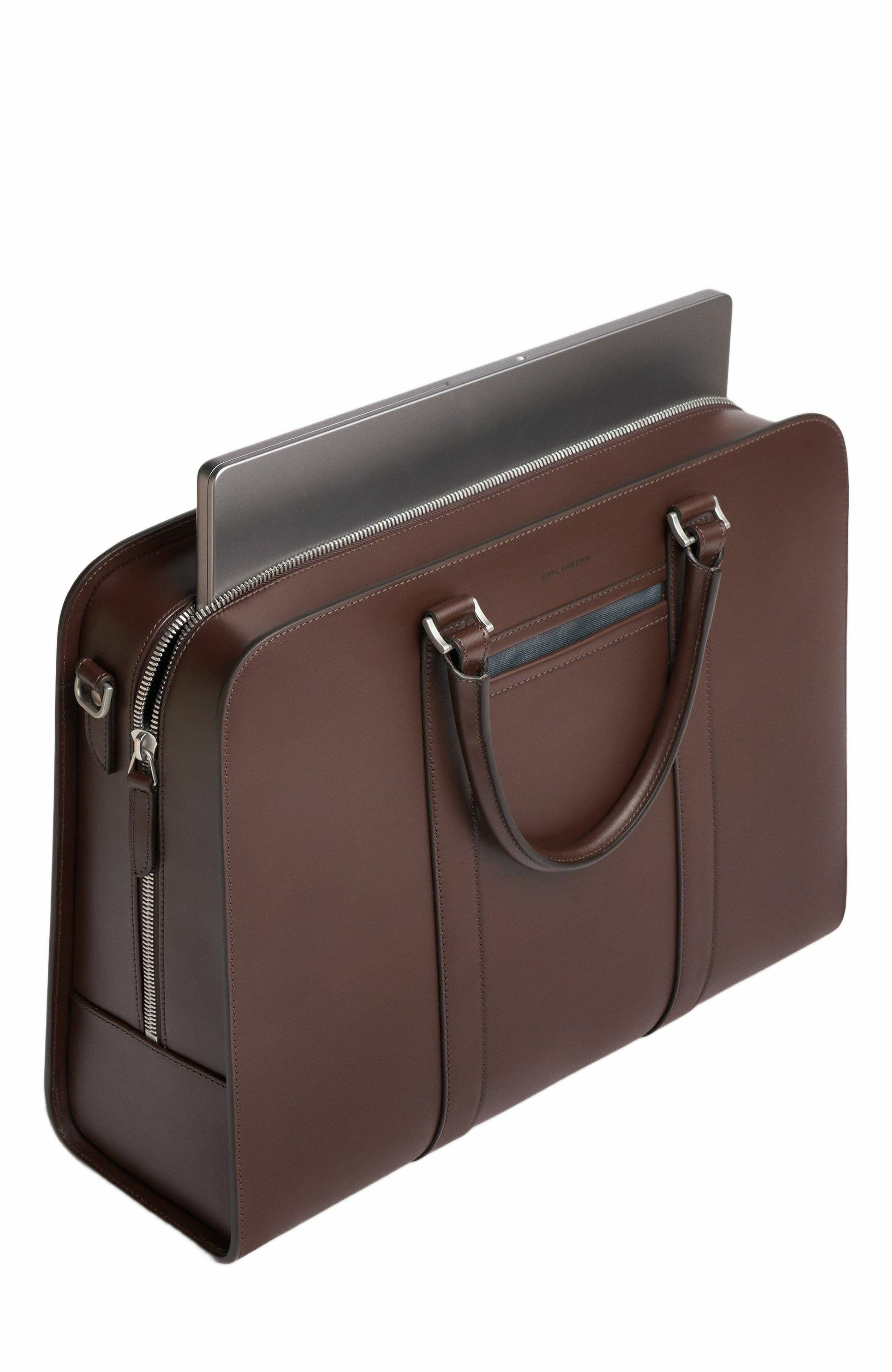Palissy Overnight Briefcase, Alternate, color, Chocolate